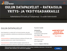 Tablet Screenshot of oulundatapalvelut.com